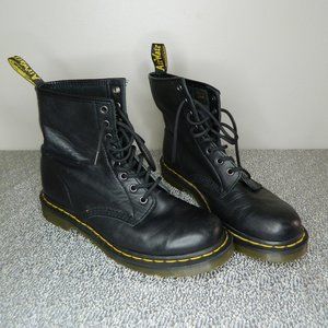 Dr Martens 1460 Womens Boots Smooth Leather Size 9 L Black Combat 11821